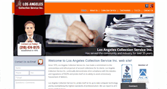 Desktop Screenshot of lacollectionservice.com